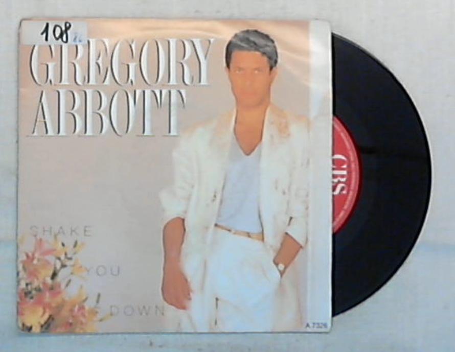 45 giri - 7'' - Gregory Abbott - Shake You Down (Extended Club Mix) - CBSA 7326