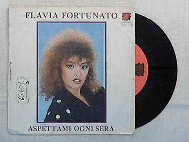 45 giri - 7'' - Flavia Fortunato - Aspettami Ogni Sera - ZBYE 7353 /  Italo Disco