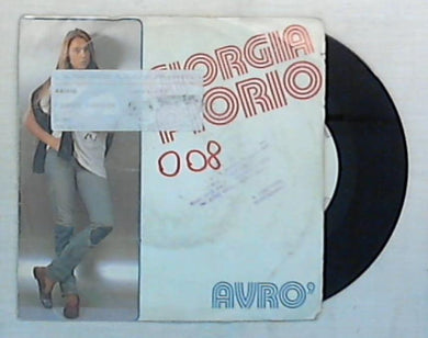 45 giri - 7'' - Giorgia Fiorio - Avrò - CGD 10450