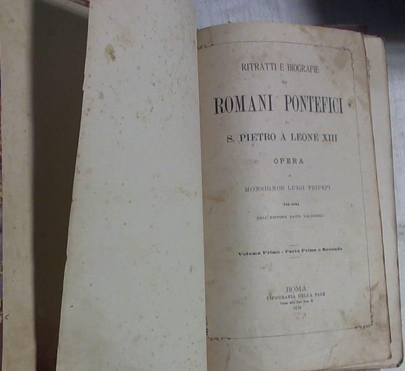 Tripepi, Ritratti e biografie dei romani pontefici da s. Pietro a Leone 13 vol 2