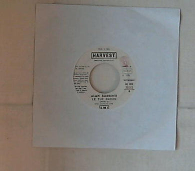 45 giri - 7'' - Alan Sorrenti / Frankie Valli - Le Tue Radici (Parte I) / My Eyes Adored You