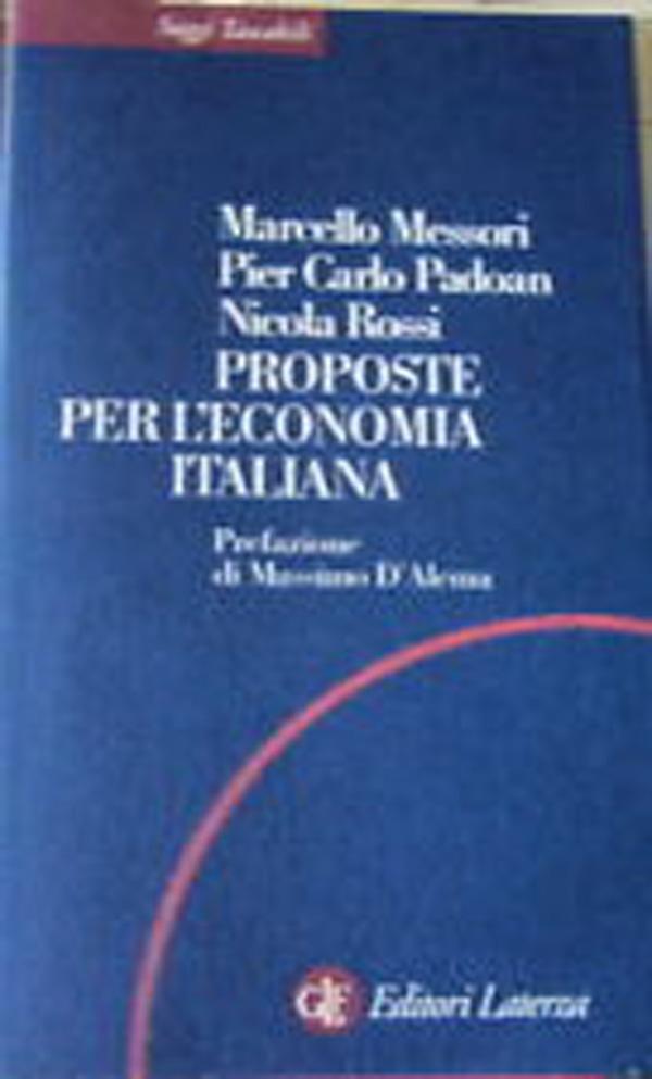Proposte per l'economia italiana  Messori