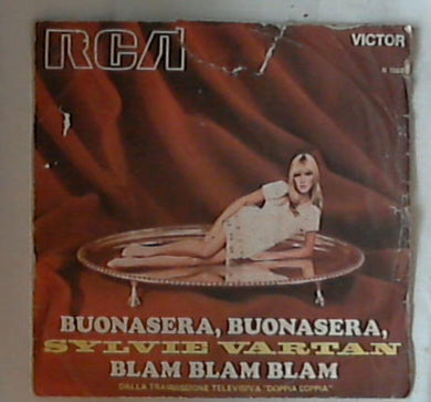 45 giri - 7'' - Sylvie Vartan - Buonasera, Buonasera / Blam Blam Blam