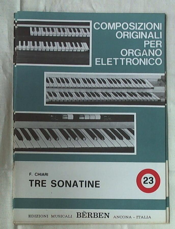 Spartito - Organo Elettronico Tre Sonatine
 Vol 23