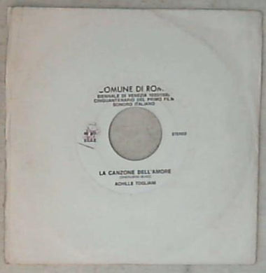 45 giri - 7'' - Achille Togliani -  La Canzone Dell'Amore