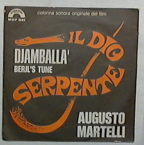 45 giri - 7'' - Augusto Martelli - Djamballà / Beryl's Tune Cinevox - MDF 021