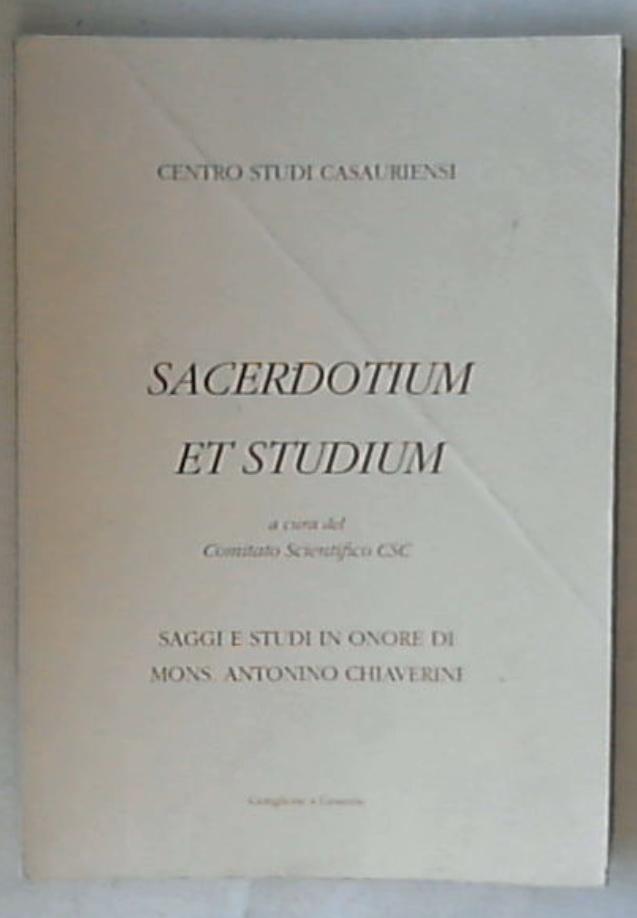 Sacerdotium et studium : saggi e studi in onore di Antonino Chiaverini 1994