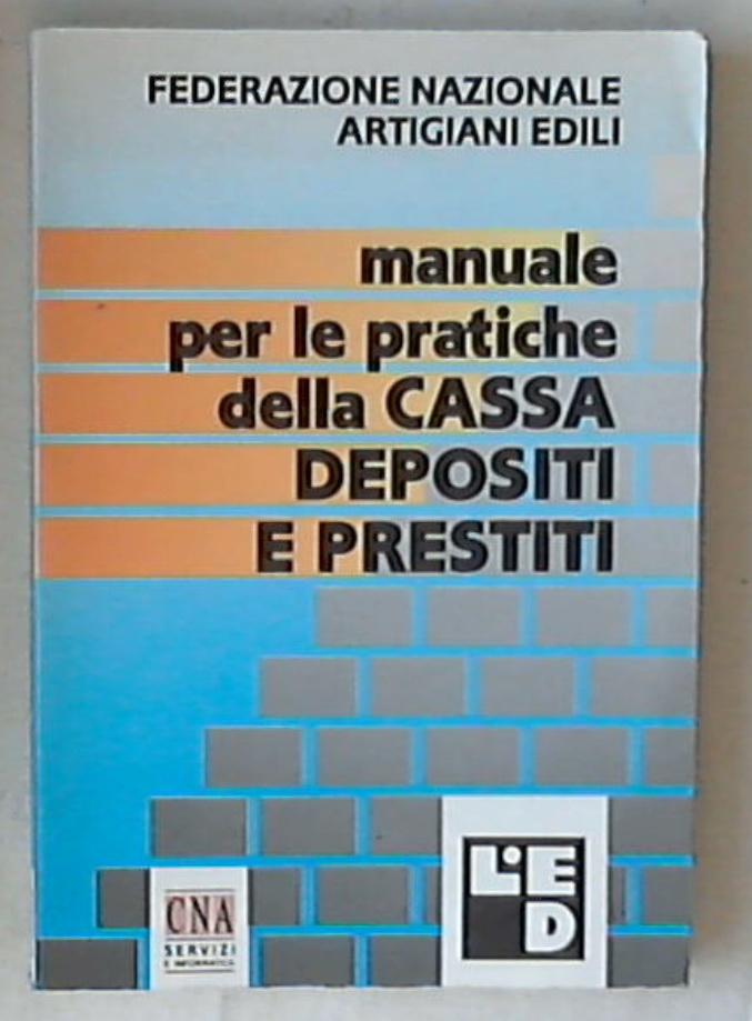 Manuale per l'accesso al credito della cassa depositi e prestiti