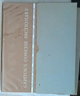 Capitol's concise dictionary in lingua inglese