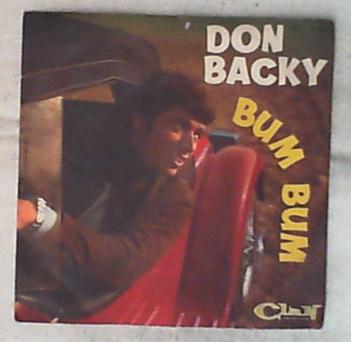 45 giri - 7' - Don Backy - Bum Bum / Poesia