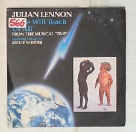 45 giri - 7' - Julian Lennon - Time Will Teach Us All