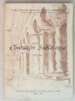 Chronicon Sublacense (aa. 5931369) / a cura di Raffaello Morghen Arturo Carucci