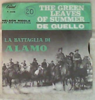 45 giri - 7'' - Nelson Riddle And His Orchestra - The Green Leaves Of Summer / De Guello