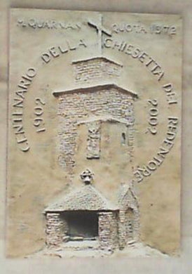 Monte Quarnan : centenario della chiesetta del Redentore, 1902-2002