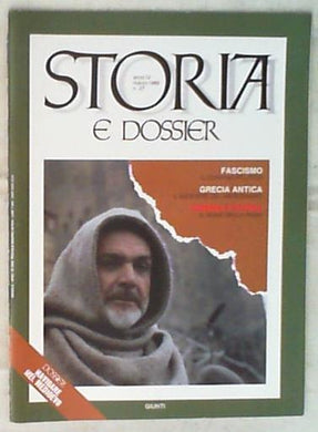 Storia e Dossier  Anno 4 N.27 Dicembre 1989  Fascismo Grecia Antica Cinema e Storia