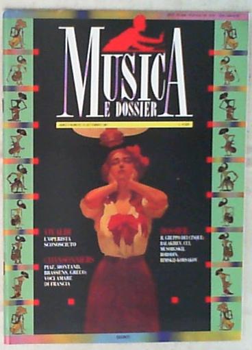 Musica e Dossier  Anno 2 1987 N.10  Vivaldi Chansoniers