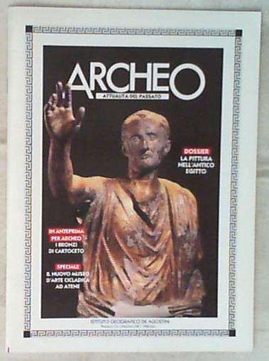 Archeo  Attualità del Passato  Pittura Egitto I Bronzi di Cartoceto  N. 32 1987