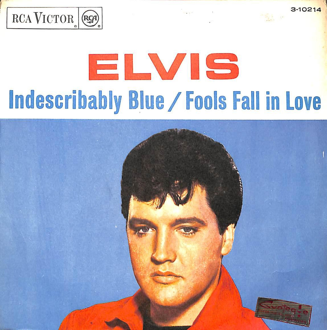 45 giri - 7'' -  Elvis Presley With The Jordanaires - Indescribably Blue ( Spain )