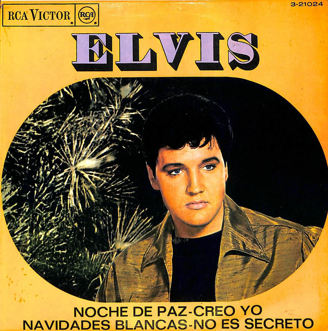 45 giri - 7''  - Elvis Presley - Silent Night / I Believe / White Christmas / (It Is No Secret) What I Can Do