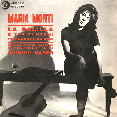 EP 45 giri - 7'' - Maria Monti - La Balilla E Tre Canzoni Popolari Italiane