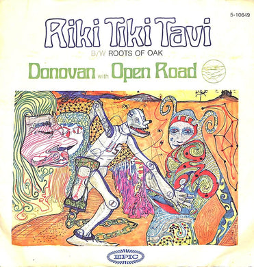 45 giri - 7'' - Donovan With Open Road - Riki Tiki Tavi