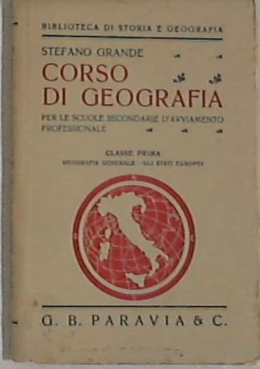Corso di geografia - Classe prima -  Stefano Grande