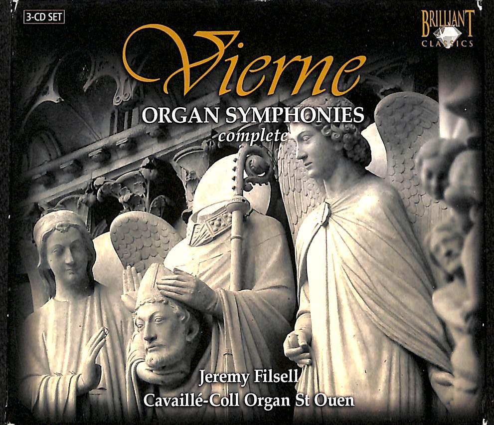 3 x Cd - Vierne - Organ Symphonies Complete - Symphonies orgue - Jeremy Filsell
