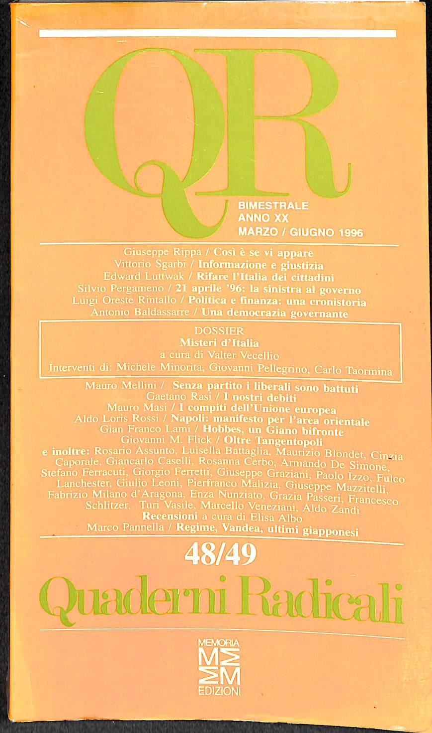 quaderni radicali 48/49