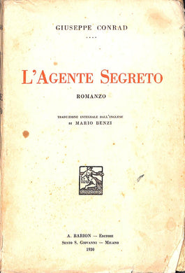 L' agente segreto / Joseph Conrad  1930