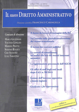 Il nuovo diritto amministrativo (2014) vol.6