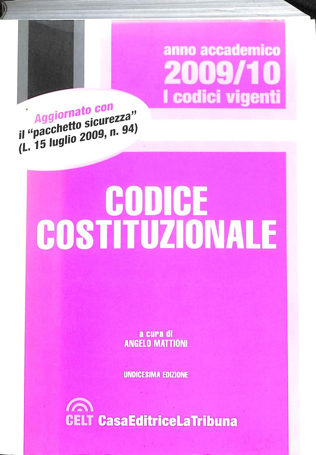 Codice costituzionale
 /  A. Mattioni