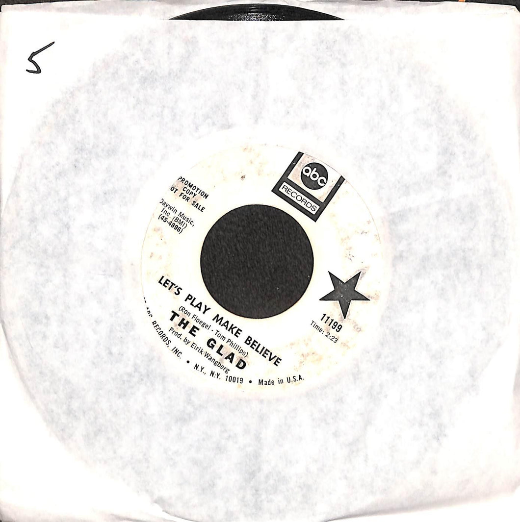 45 giri 7 '' - Glad - Let's Play Make Believe / No Ma, It Can't Be Promo