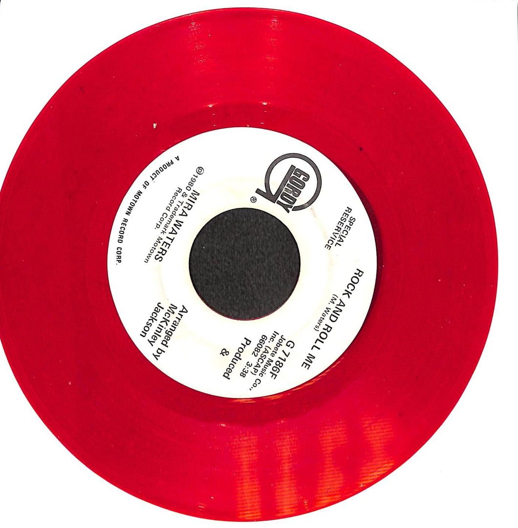 45 giri 7 '' - Mira Waters - Rock And Roll Me Promo, Red Vinyl