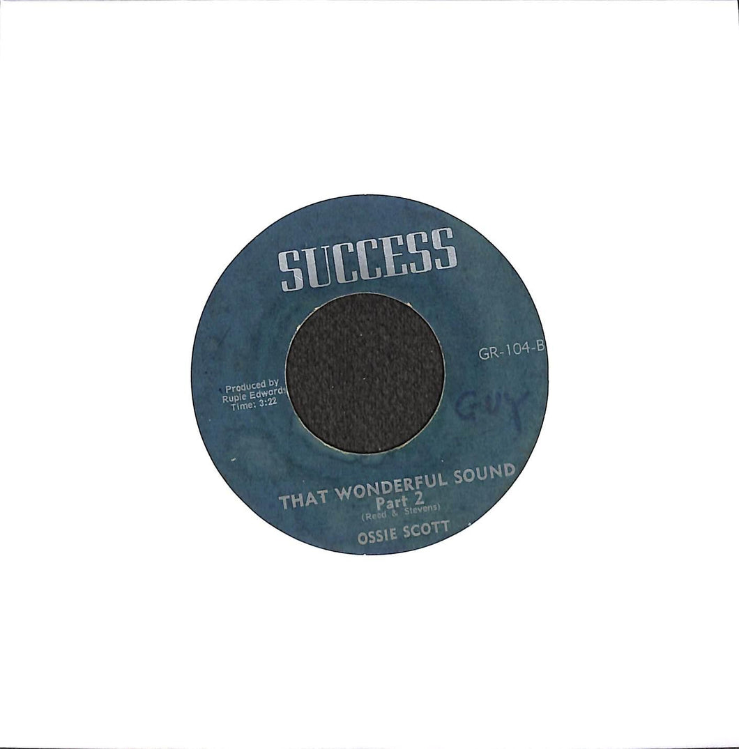 45 giri 7 '' - Ossie Scott - That Wonderful Sound