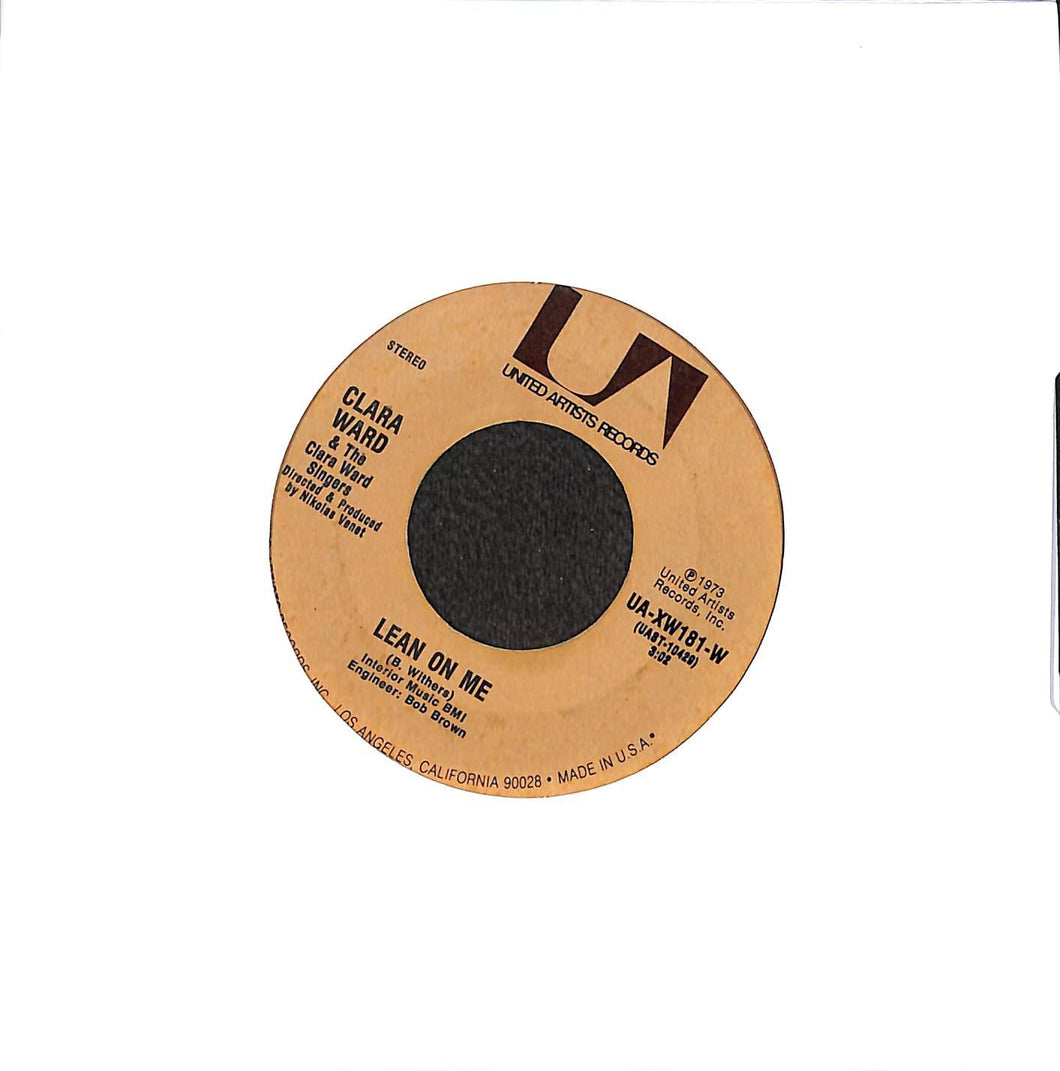 45 giri 7 '' - Clara Ward & The Clara Ward Singers - Will The Circle Be Unbroken / Lean On Me  (Funk)