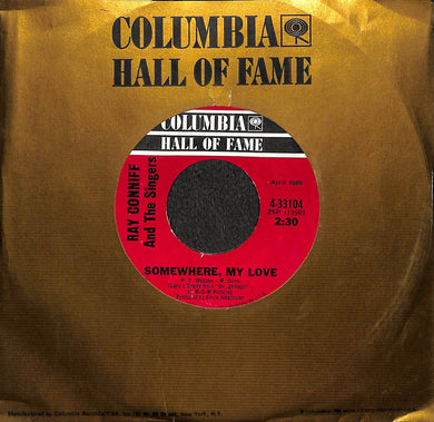 45 giri 7 '' - Ray Conniff And The Singers - Somewhere, My Love / Lookin' For Love