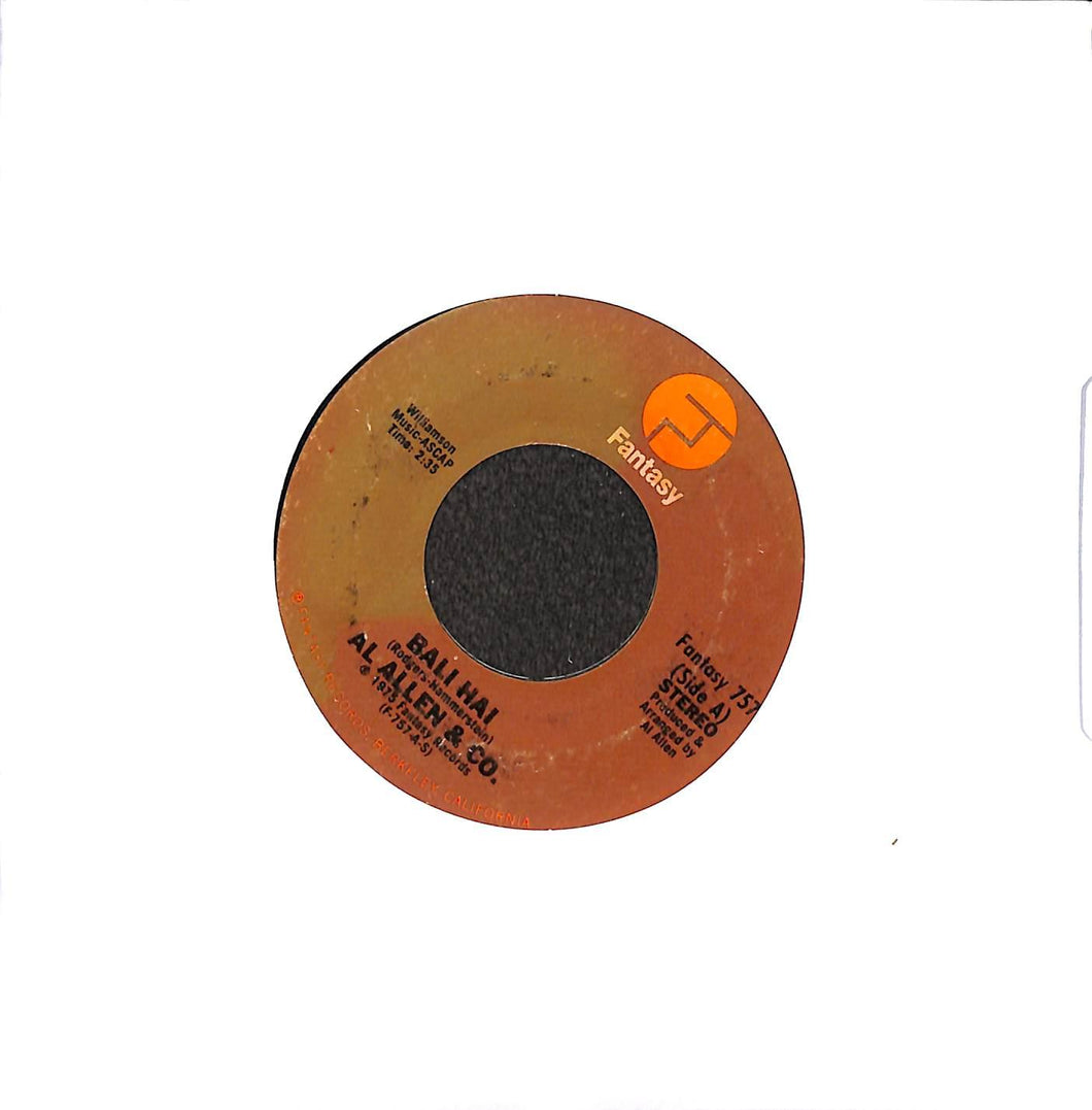45 giri 7 '' - Al Allen & Co. - Bali Hai (Funk)