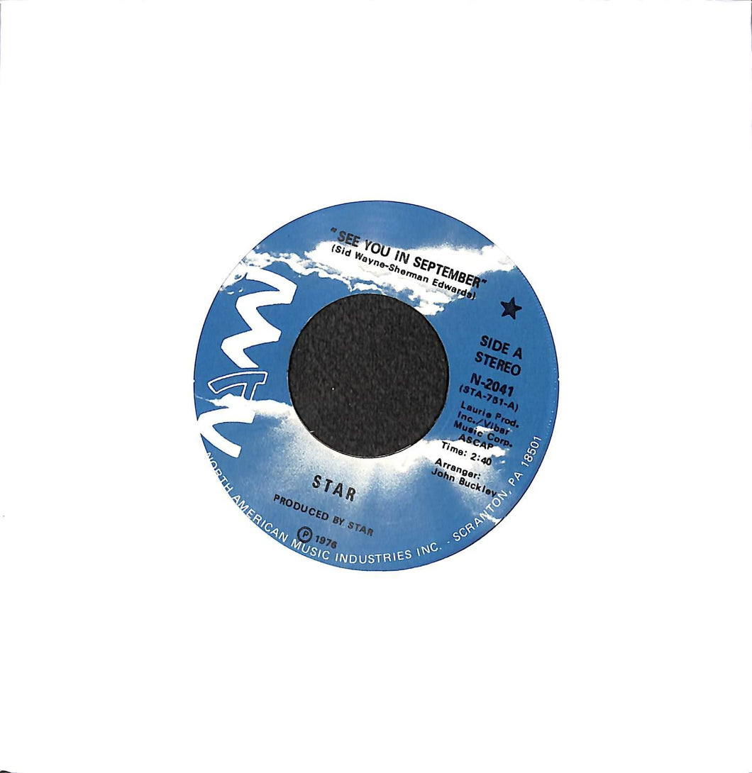 45 giri 7 '' - Star - See You In September / Never Knew Love Could Be So Right- N-2041 (Funk)
