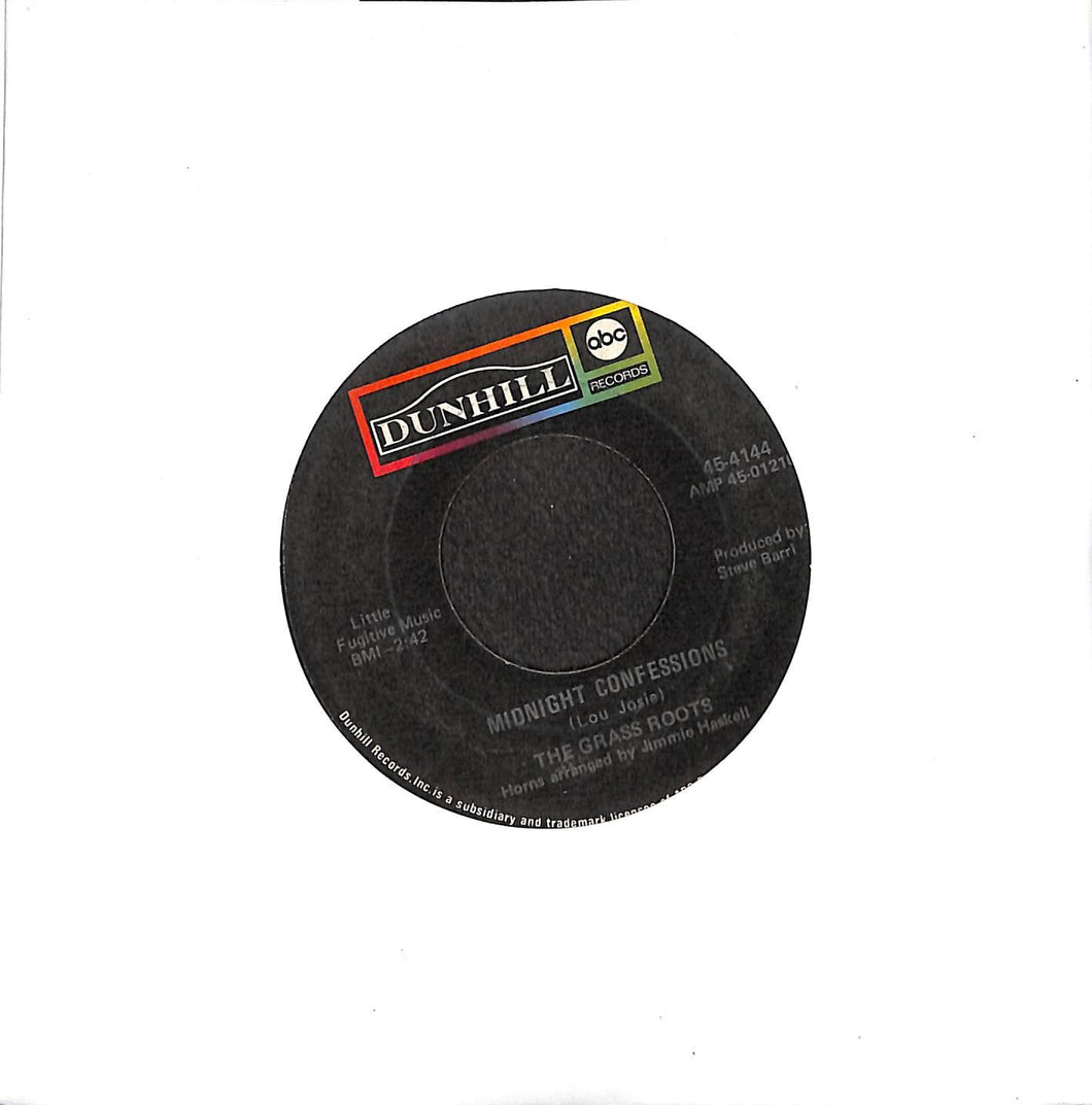 45 giri 7 '' -  The Grass Roots - Midnight Confessions / Who Will You Be Tomorrow
