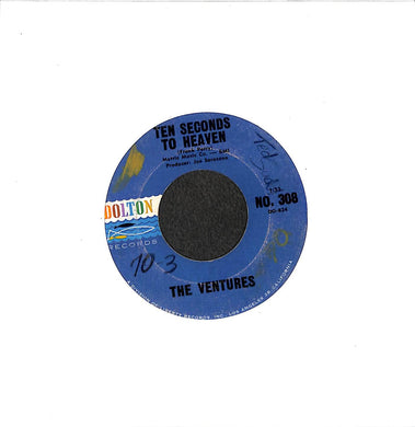 45 giri 7 '' -  The Ventures - Ten Seconds To Heaven / Bird Rockers Dolton Records - No. 308