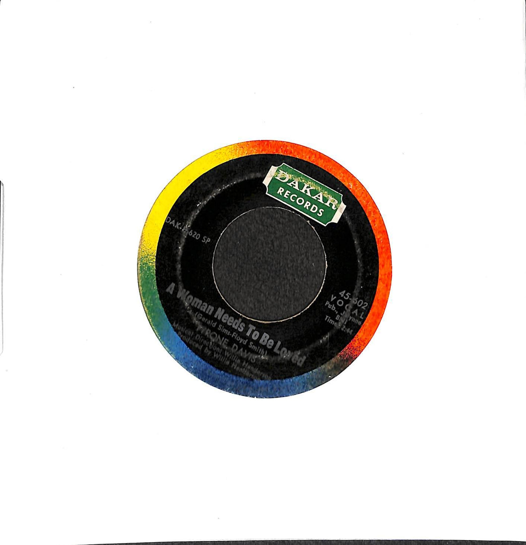 45 giri 7 '' -  Tyrone Davis - Can I Change My Mind / A Woman Needs To Be Loved