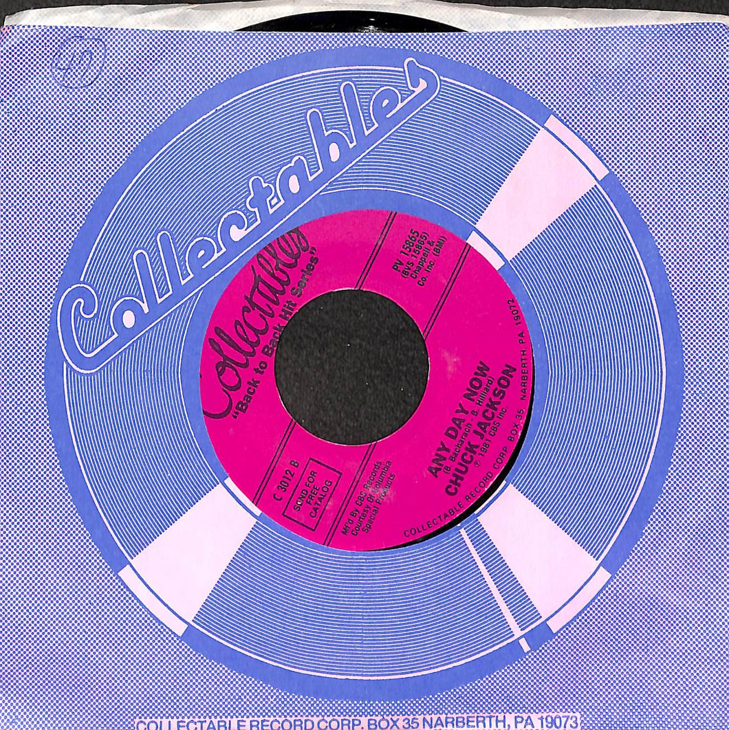 45 giri 7 '' -  Chuck Jackson - I Don't Want To Cry / Any Day Now (Funk)