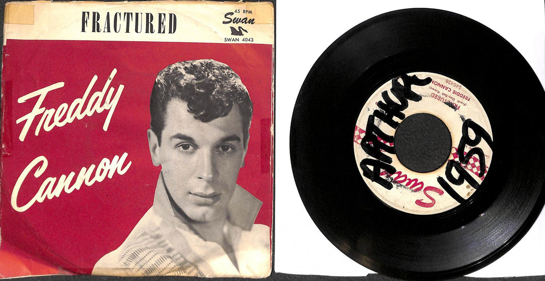 45 giri 7 '' -  Freddy Cannon - Way Down Yonder In New Orleans / Fractured - S4043