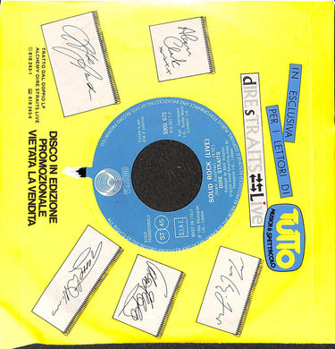 45 giri 7 '' -  Dire Straits - Solid Rock (Live) / Two Young Lovers / Intro: The Carousel Waltz