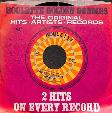 45 giri 7 '' -  The Essex - Easier Said Than Done / A Walkin' Miracle