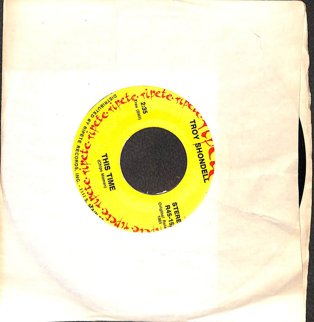 45 giri 7 '' -  The Marathons / Troy Shondell - Peanut Butter / This Time R45-153