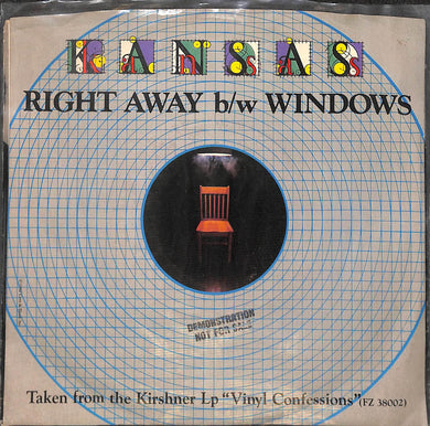 45 giri 7 '' -  Kansas - Right Away / Windows