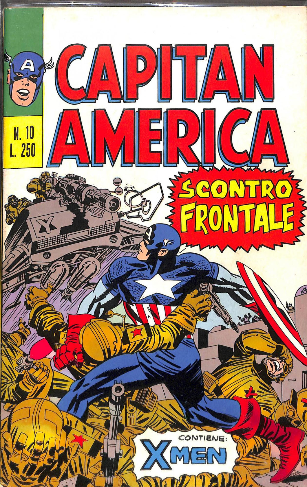 Fumetto - Capitan America N. 10 Corno