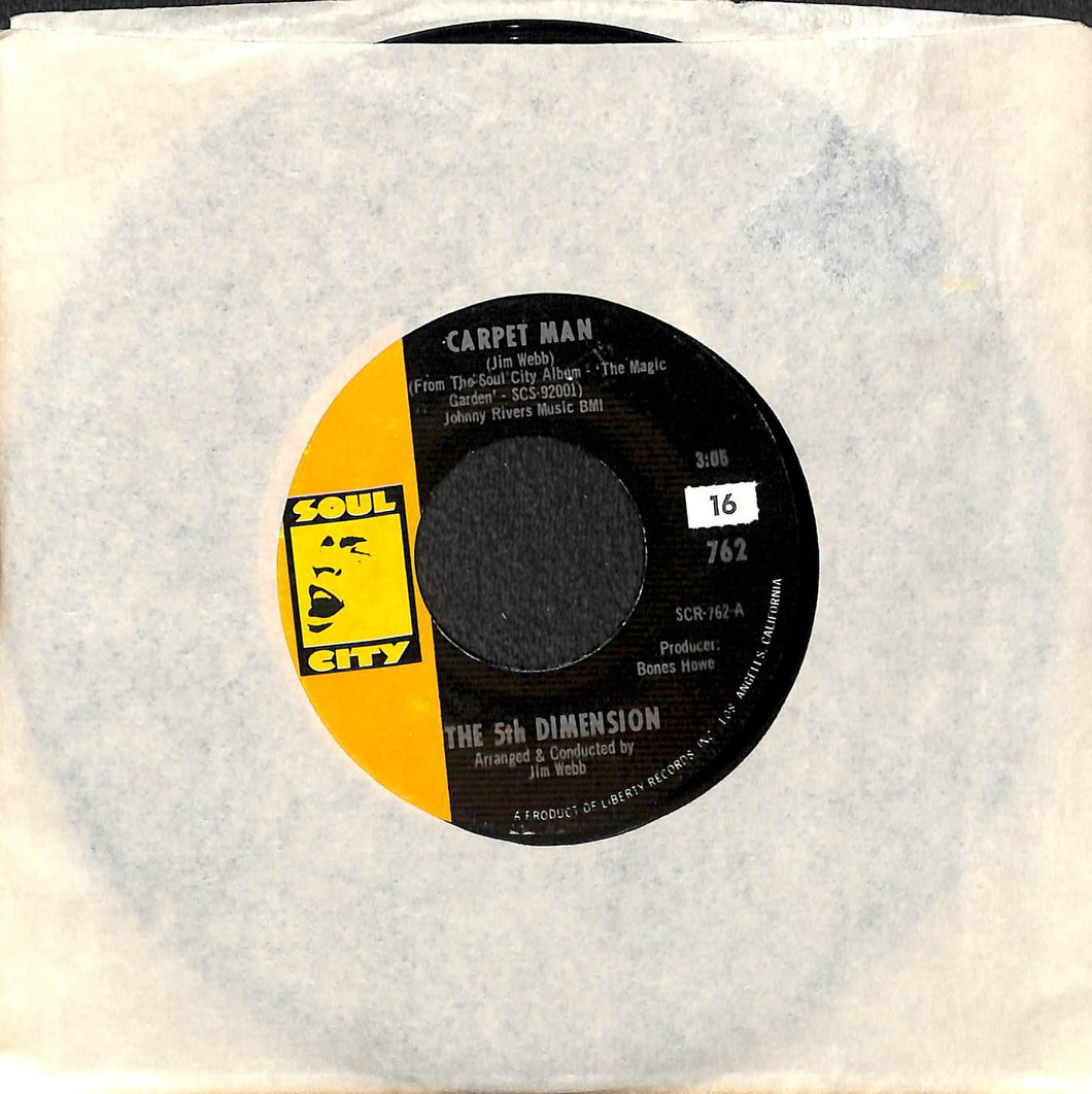 45 giri 7 '' - The 5th Dimension - Carpet Man / The Magic Garden