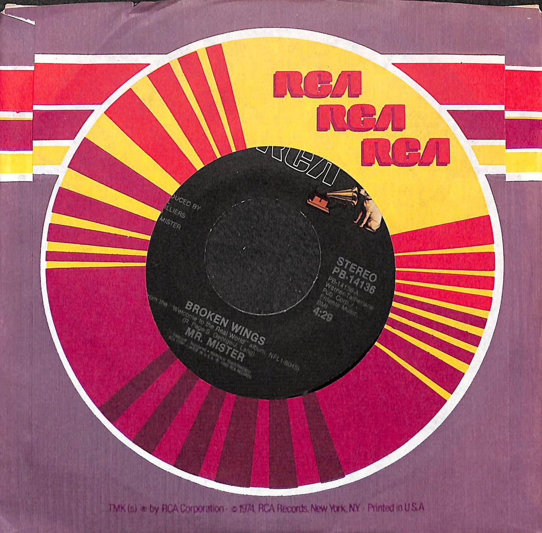 45 giri 7 '' - Mr. Mister - Broken Wings / Uniform Of Youth